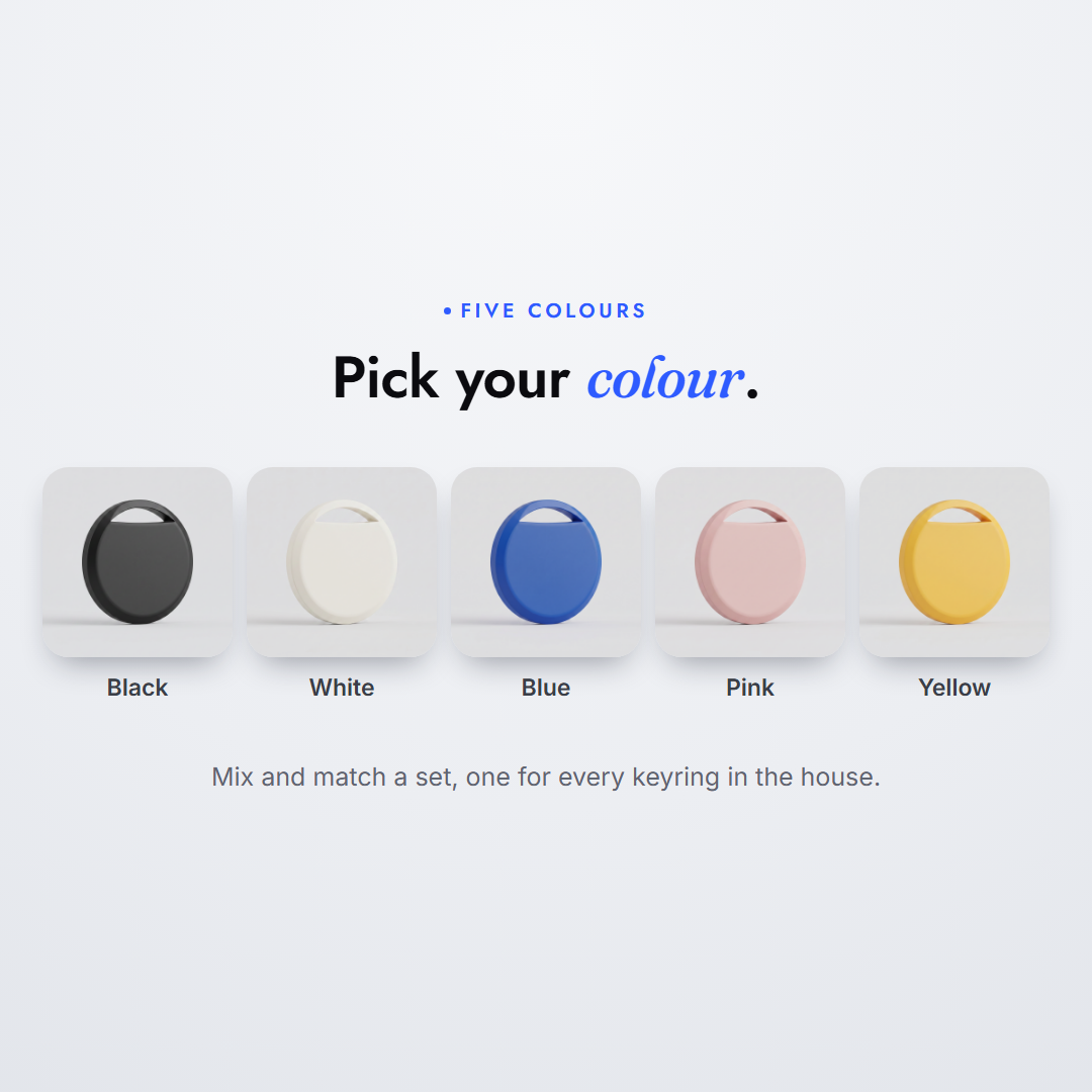 Loqa KeyFinder five colours